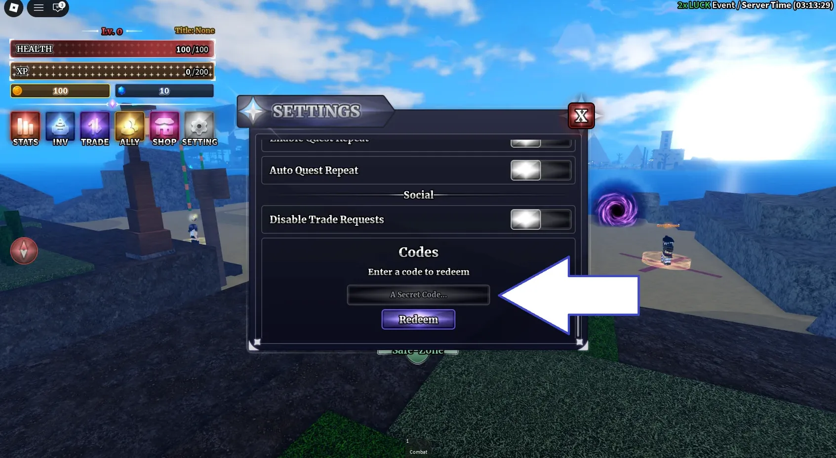 How to Redeem Sailor Piece Codes